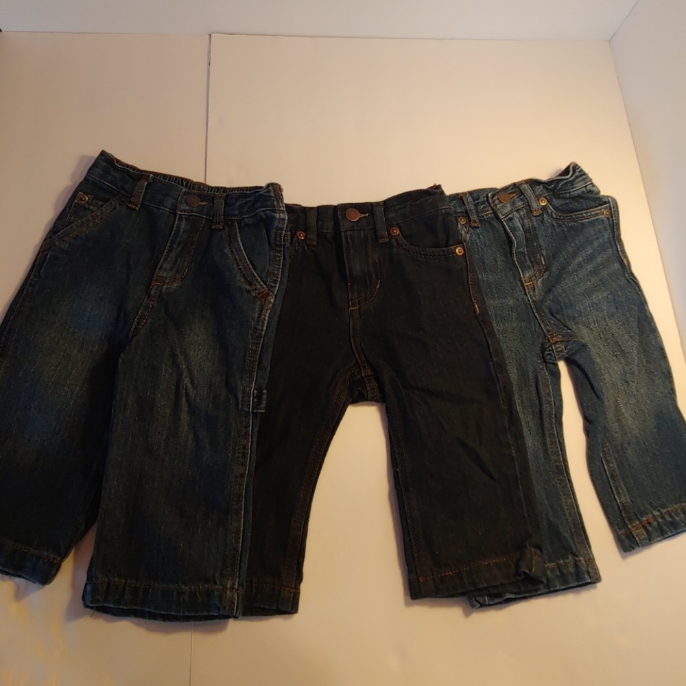 Cherokee boys jeans size 12 mo. NWOT (3 pairs)